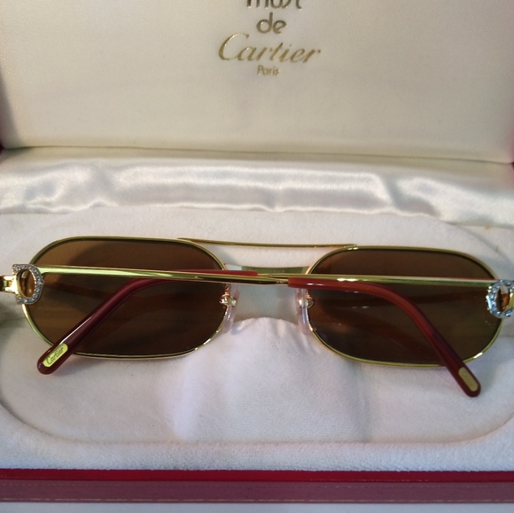 Luxury vintage Sunglasses - Details of cartier-must-louis-59-20